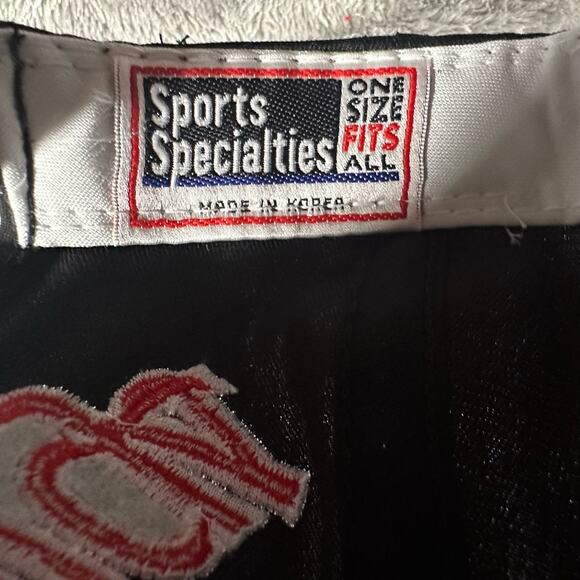 Vintage NHL Detroit Red Wings Sports Specialties Script Big Logo Snapback Hat - Picture 8 of 13